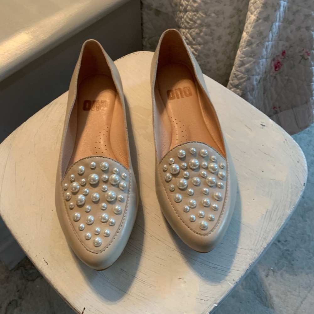 ONO Agathe Pearl Detail Flats